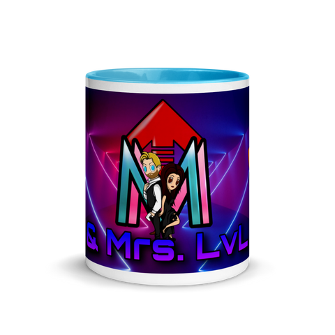 MrAndMrsLVLUp - Weiße Tasse mit gefärbter Innenseite