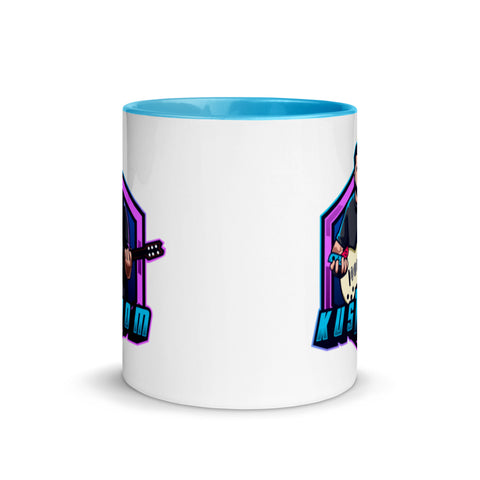 KUSTHOM - Weiße Tasse mit gefärbter Innenseite