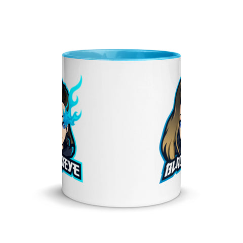 BlackxEye - Weiße Tasse mit gefärbter Innenseite