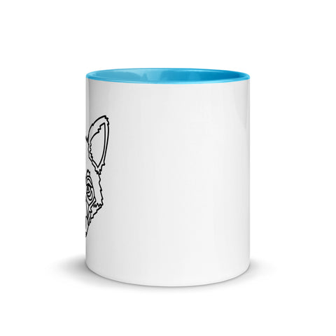 LeaKrsr - Weiße Tasse mit gefärbter Innenseite