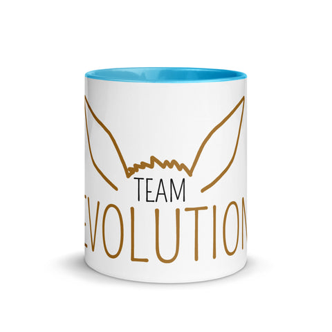 For Gamers - Team-Fire-Tasse mit gefärbter Innenseite