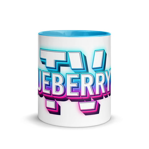 blueberryyy_tv - Weiße Tasse mit gefärbter Innenseite