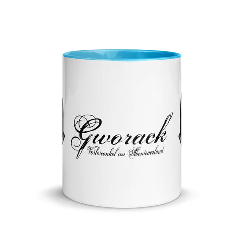 Gworack - Weiße Tasse mit gefärbter Innenseite