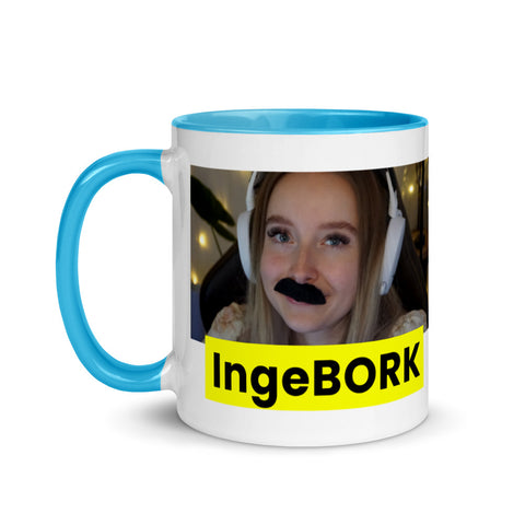 MinusElf - Weiße Tasse mit gefärbter Innenseite