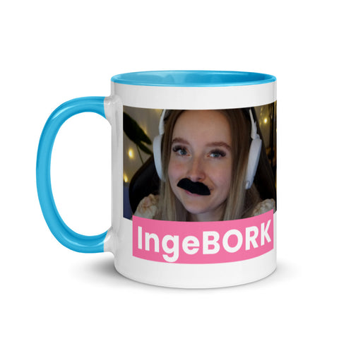 MinusElf - Weiße Tasse mit gefärbter Innenseite