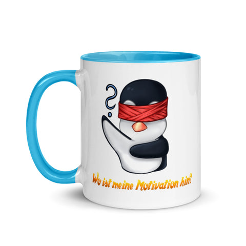 sinoroxx_1 - Weiße Tasse mit gefärbter Innenseite