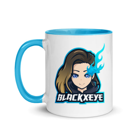 BlackxEye - Weiße Tasse mit gefärbter Innenseite