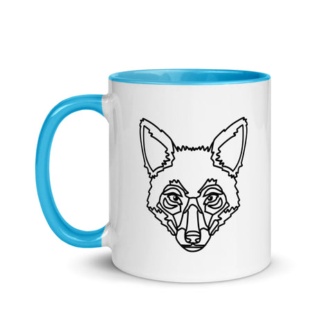 LeaKrsr - Weiße Tasse mit gefärbter Innenseite
