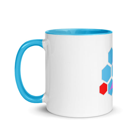 PitbullPitTv - Weiße Tasse mit gefärbter Innenseite