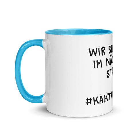 Elkantar1s - Weiße Tasse mit gefärbter Innenseite mit Druck