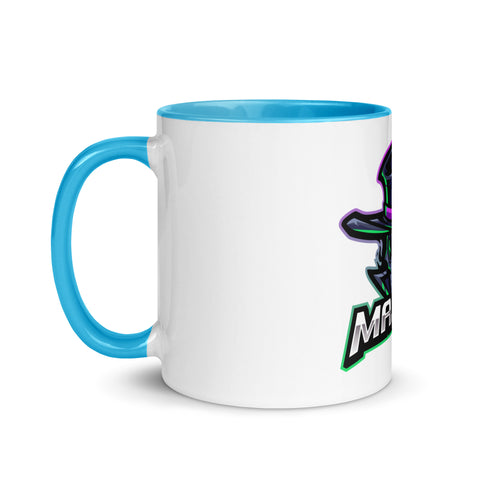 Major_TV_ - Weiße Tasse mit gefärbter Innenseite