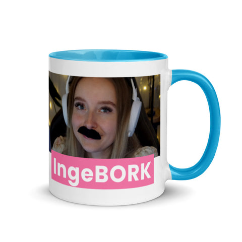 MinusElf - Weiße Tasse mit gefärbter Innenseite