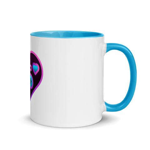 BigMasterpiece - Weiße Tasse mit gefärbter Innenseite