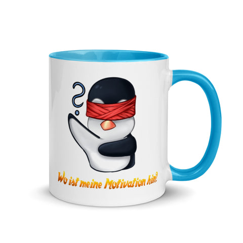 sinoroxx_1 - Weiße Tasse mit gefärbter Innenseite