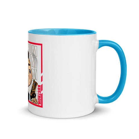 KUSTHOM - Weiße Tasse mit gefärbter Innenseite