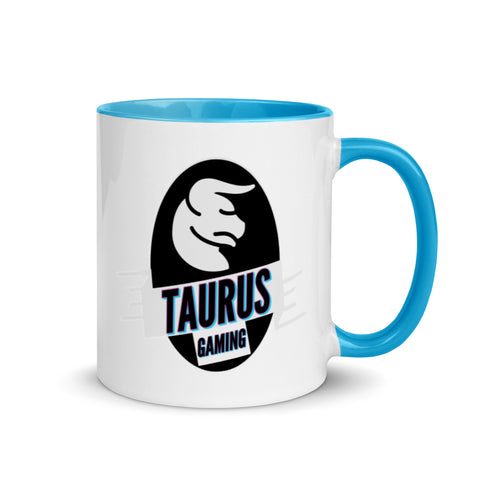 3TaurusGaming3 - Weiße Tasse mit gefärbter Innenseite