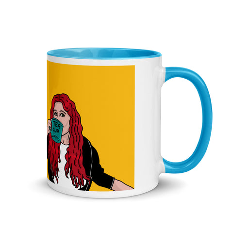 TeaNuviell - Weiße Tasse mit gefärbter Innenseite