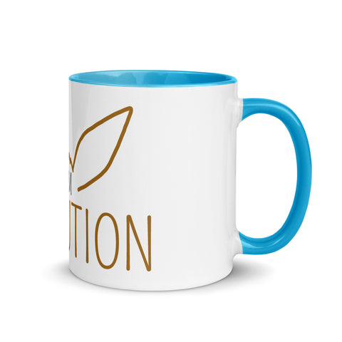 For Gamers - Team-Fire-Tasse mit gefärbter Innenseite