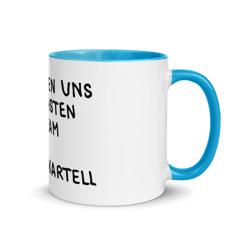 Elkantar1s - Weiße Tasse mit gefärbter Innenseite mit Druck
