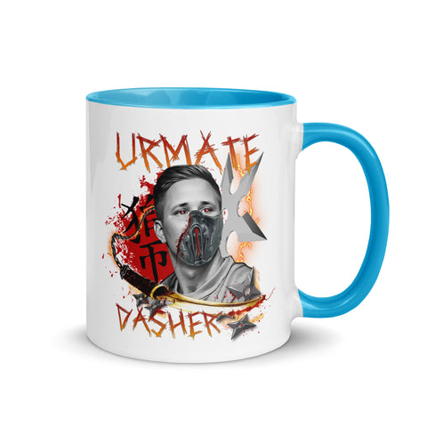 urmatedasher - Weiße Tasse mit gefärbter Innenseite