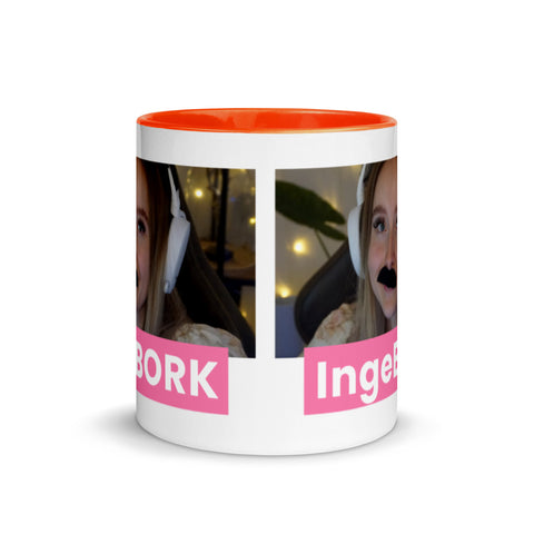 MinusElf - Weiße Tasse mit gefärbter Innenseite