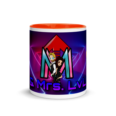 MrAndMrsLVLUp - Weiße Tasse mit gefärbter Innenseite