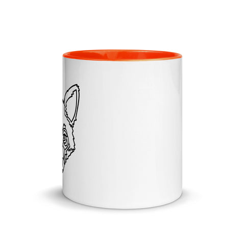 LeaKrsr - Weiße Tasse mit gefärbter Innenseite