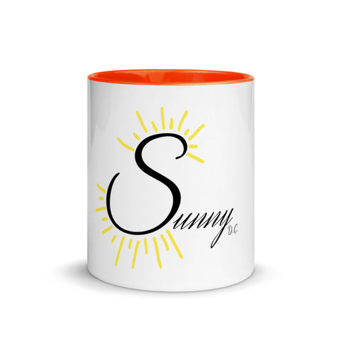 Sunshine_girl1 - Weiße Tasse mit gefärbter Innenseite