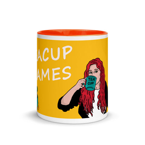 TeaNuviell - Weiße Tasse mit gefärbter Innenseite