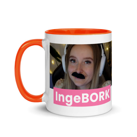 MinusElf - Weiße Tasse mit gefärbter Innenseite