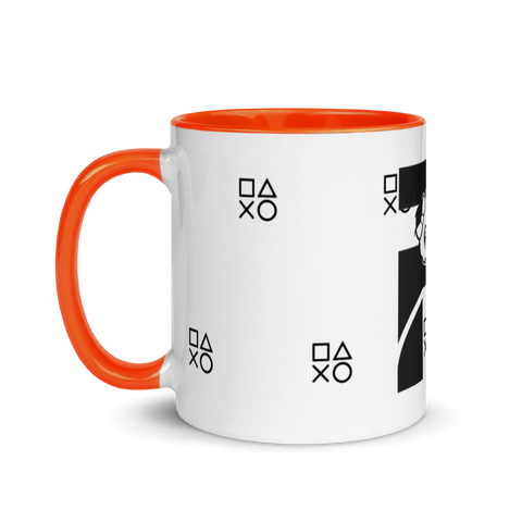 Pummelchen - Weiße Tasse mit gefärbter Innenseite