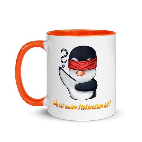 sinoroxx_1 - Weiße Tasse mit gefärbter Innenseite