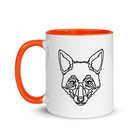 LeaKrsr - Weiße Tasse mit gefärbter Innenseite