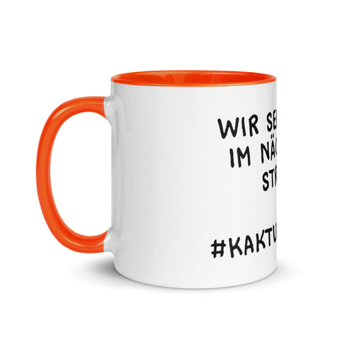 Elkantar1s - Weiße Tasse mit gefärbter Innenseite mit Druck