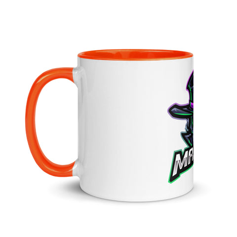 Major_TV_ - Weiße Tasse mit gefärbter Innenseite