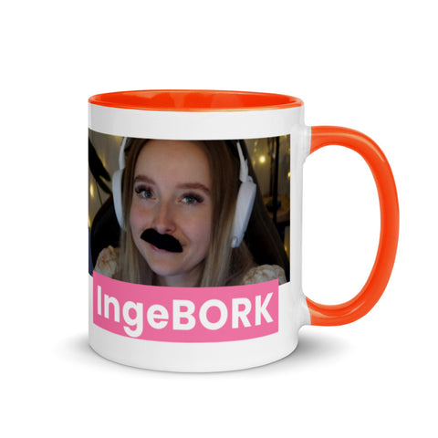 MinusElf - Weiße Tasse mit gefärbter Innenseite