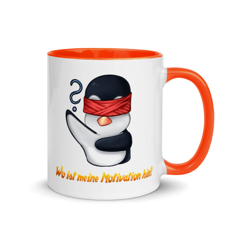 sinoroxx_1 - Weiße Tasse mit gefärbter Innenseite