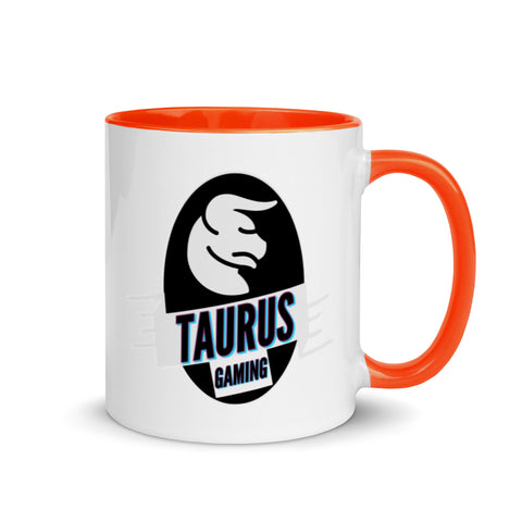 3TaurusGaming3 - Weiße Tasse mit gefärbter Innenseite