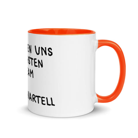 Elkantar1s - Weiße Tasse mit gefärbter Innenseite mit Druck