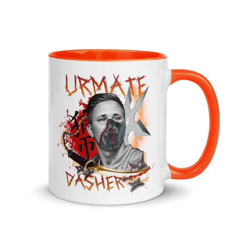 urmatedasher - Weiße Tasse mit gefärbter Innenseite