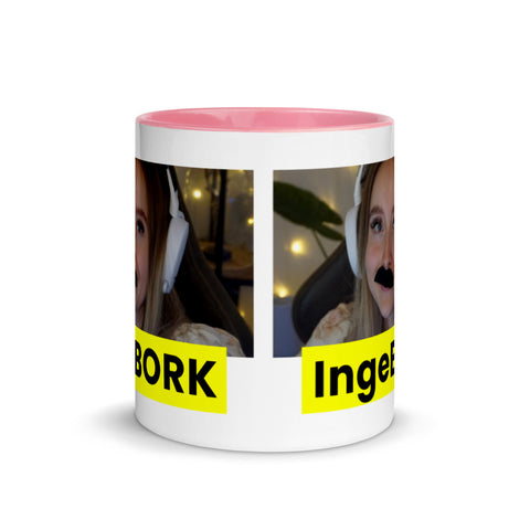 MinusElf - Weiße Tasse mit gefärbter Innenseite