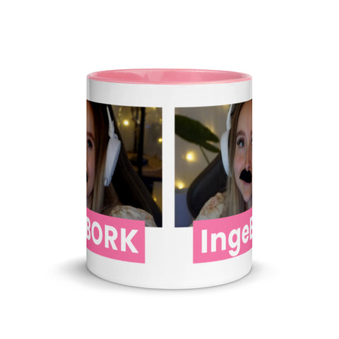 MinusElf - Weiße Tasse mit gefärbter Innenseite