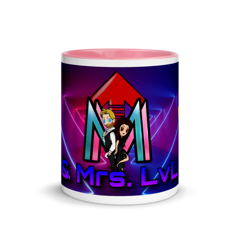 MrAndMrsLVLUp - Weiße Tasse mit gefärbter Innenseite