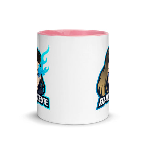 BlackxEye - Weiße Tasse mit gefärbter Innenseite