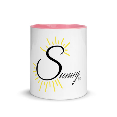 Sunshine_girl1 - Weiße Tasse mit gefärbter Innenseite