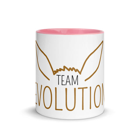 For Gamers - Team-Fire-Tasse mit gefärbter Innenseite