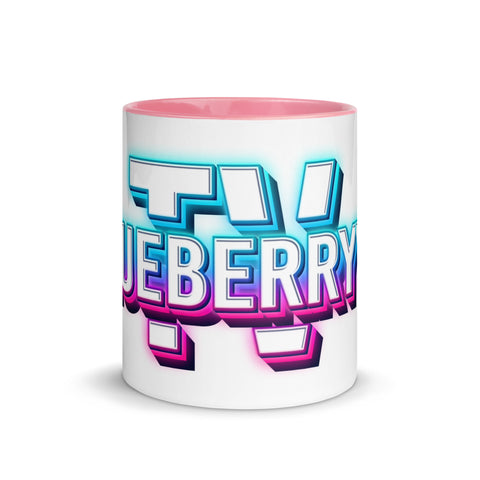 blueberryyy_tv - Weiße Tasse mit gefärbter Innenseite