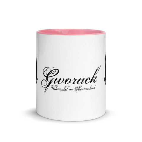 Gworack - Weiße Tasse mit gefärbter Innenseite