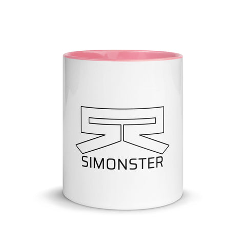 SimonsterGG - Weiße Tasse mit gefärbter Innenseite