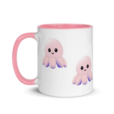 Diesegloria - Weiße Tasse mit gefärbter Innenseite